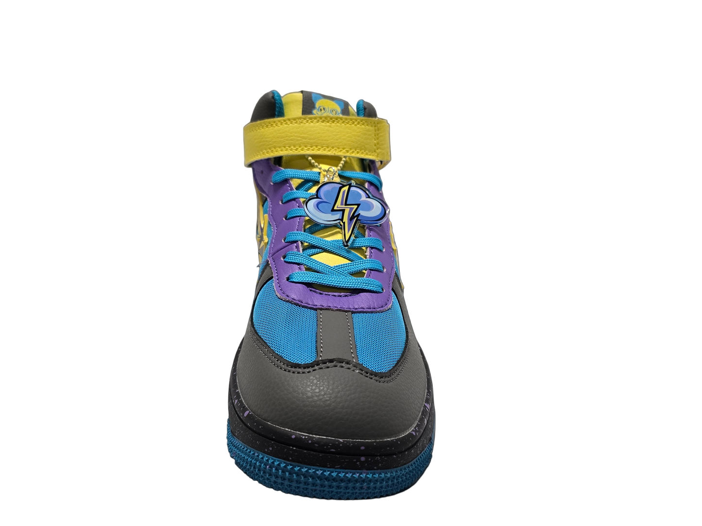 Shy azure storm hi tops sneacker