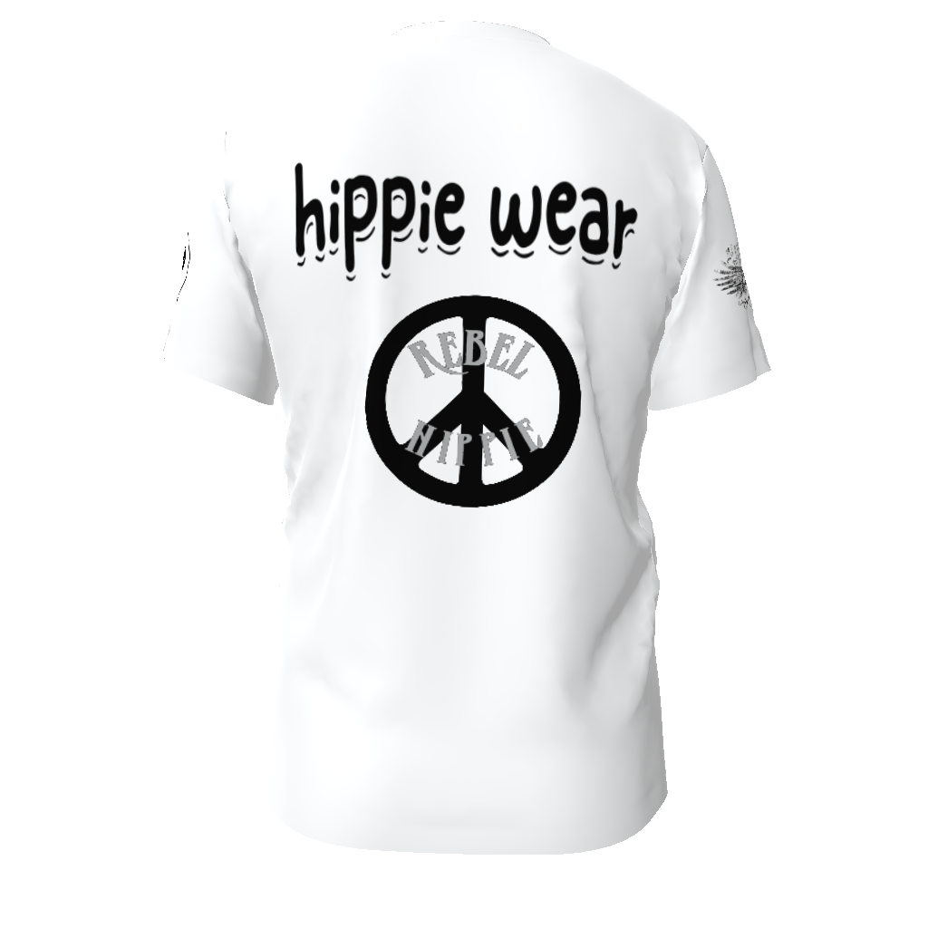 rebel hippie live to ride Crew Neck T-Shirt