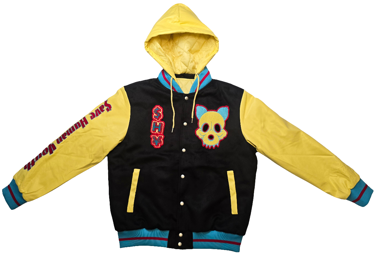 Shy varsity jacket