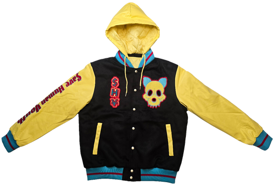 Shy varsity jacket