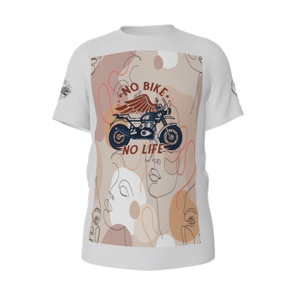 rebel hippie live to ride Crew Neck T-Shirt