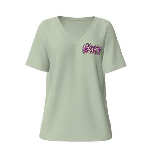 shy hunter Women's V-Neck Tee