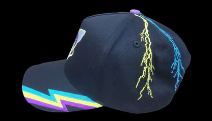 SHY Azure storm snapback hat