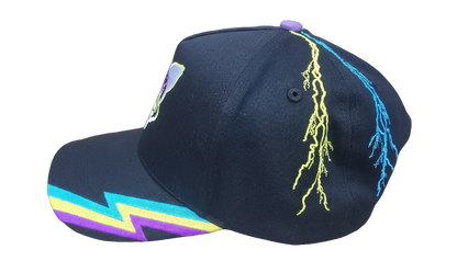 SHY Azure storm snapback hat