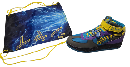 Shy azure storm hi tops sneacker