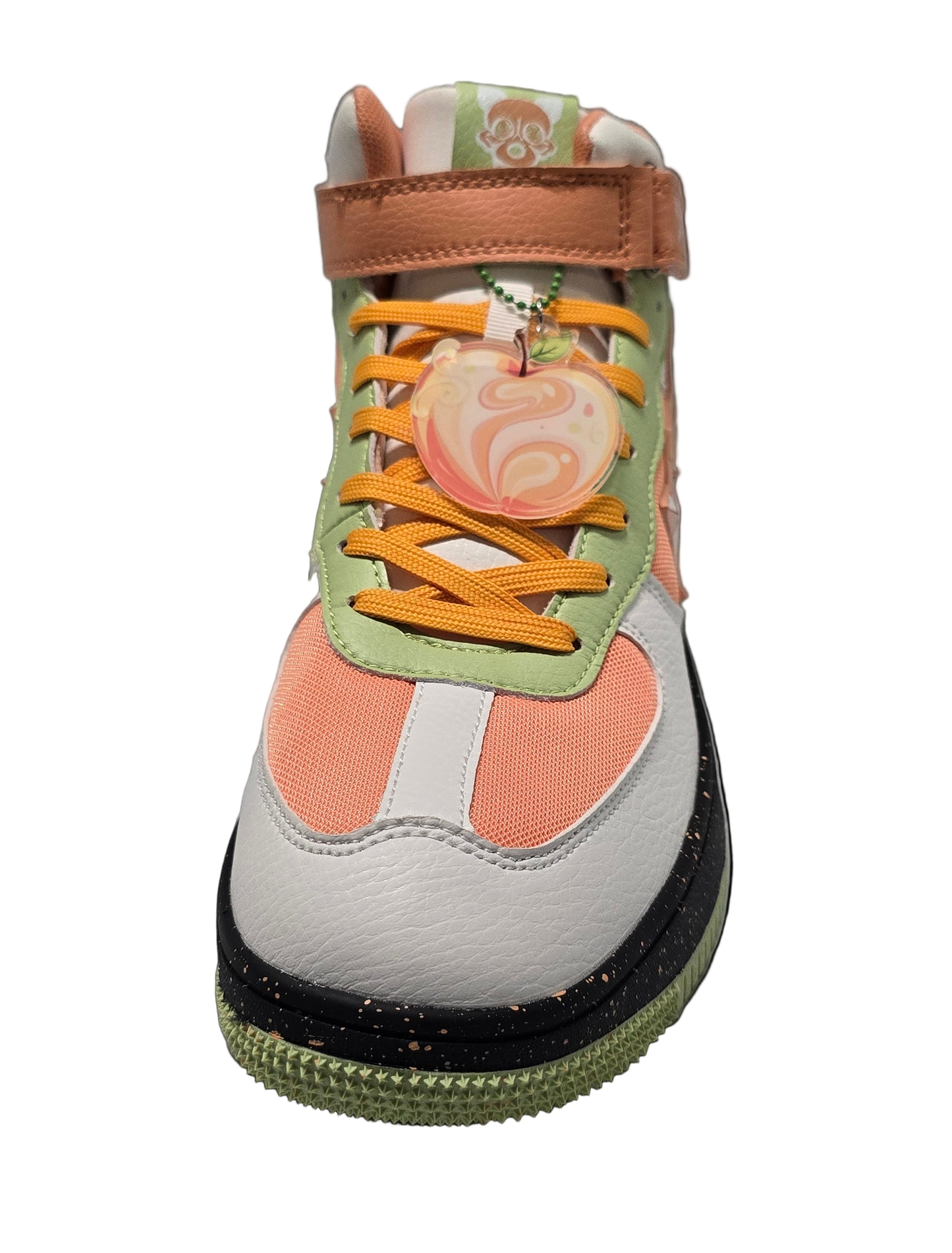 Shy peaches & cream  hi top sneaker