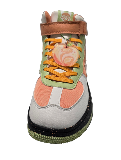 Shy peaches & cream  hi top sneaker