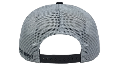 Rebel hippie healing hand short bill snapback hat