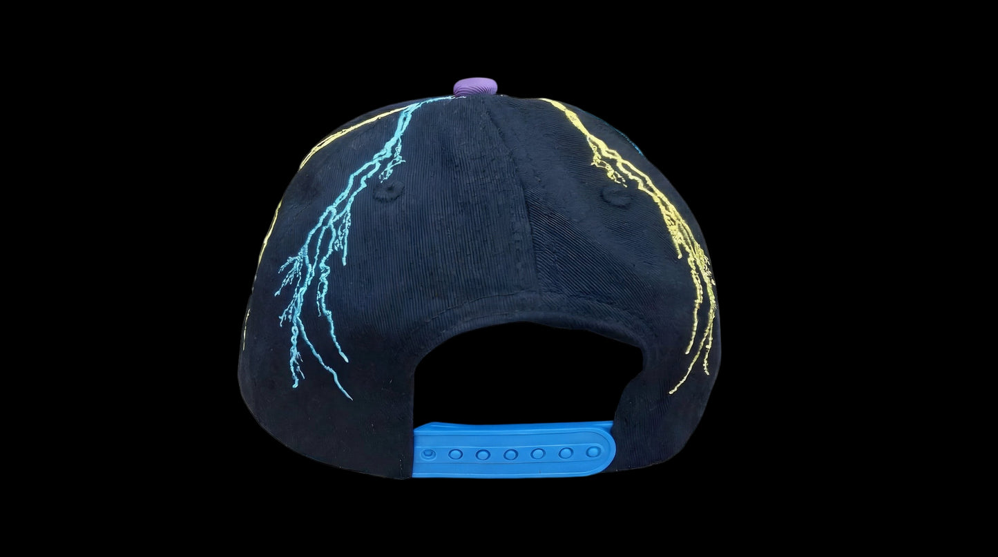 SHY Azure storm snapback hat