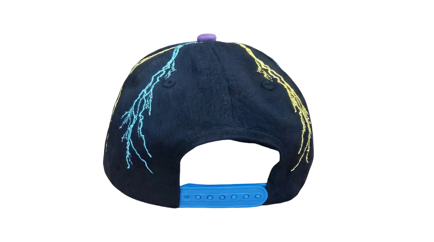 SHY Azure storm snapback hat